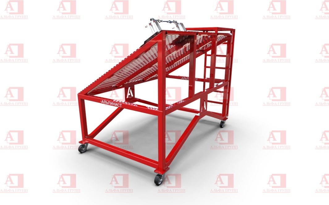 Учебно-тренировочный полигон Альпинист-01-03-4  (Модуль наклонной поверхности, имитация кровли).