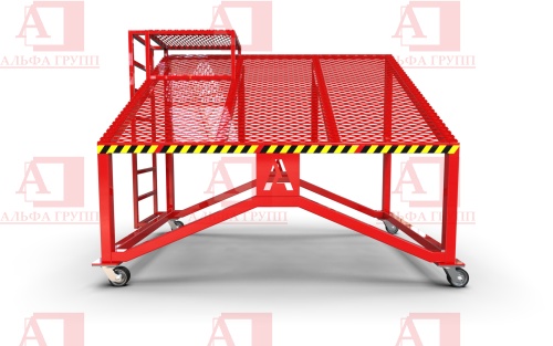 Учебно-тренировочный полигон Альпинист-01-03-4  (Модуль наклонной поверхности, имитация кровли).